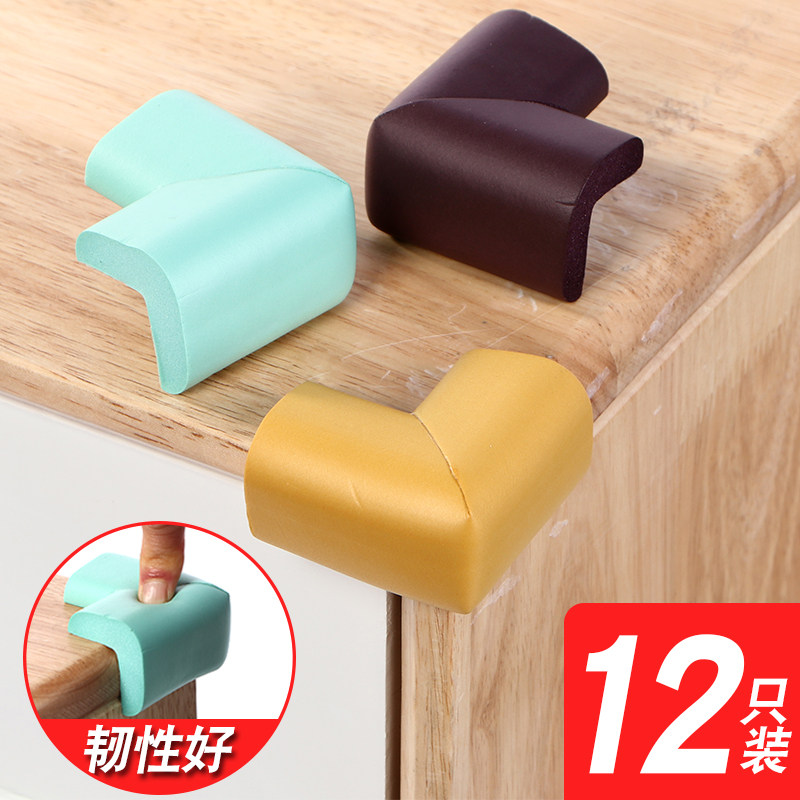 Overall cabinet corner wrap angle rubber corner sticker protection extractor hood angular right angle anti-collision guard angle corner sharp corner protective sleeve