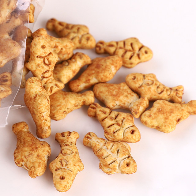 Luce Cat Snacks Chicken Teething Fish Biscuits Kitten Snacks Pet Snacks Cat Mint Biscuits 80g 4 ກ່ອງ