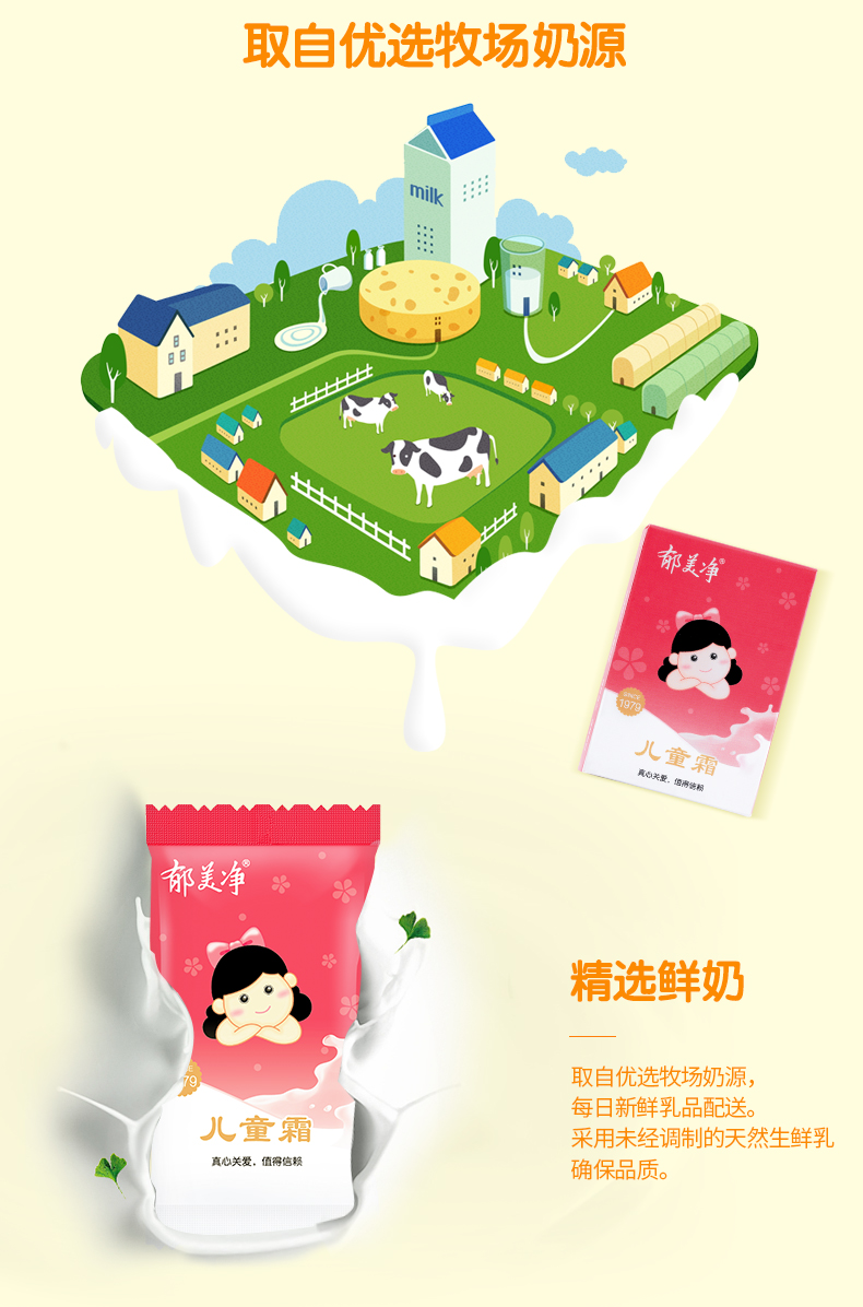 Yumeijing Children Cream Cream 25g * 30 Baby Cream Body Lotion Baby Cream Moisturising Moisturising Chăm sóc da - Sản phẩm chăm sóc em bé tắm sữa tắm gội cetaphil