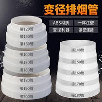 Suction range hood exhaust pipe diameter reducer exhaust pipe transfer port kitchen check valve diameter Reducer