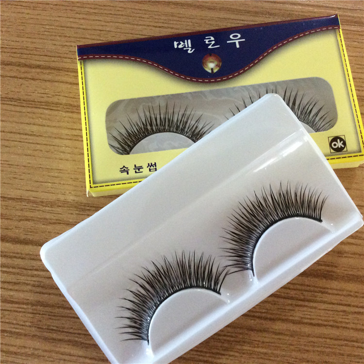 Nhà máy bán buôn Huiyuan 15 cặp lông mi giả F14 khỏa thân tự nhiên trang điểm chặt chẽ ngã ba mô phỏng lông mi phần dài mi giả
