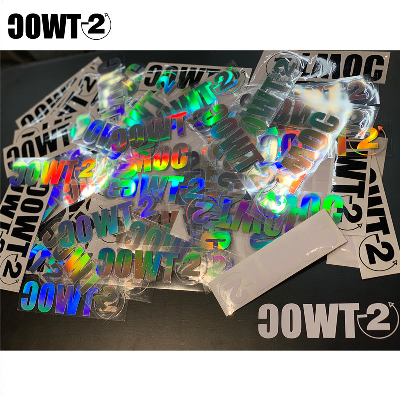 Minus 2 degrees TWOC ski-board safety helmet locomotive car outdoor adhesive sticker Tide Card Decoration Sticker Waterproof