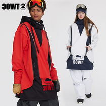 Sub-Zero second twoc veneer Ski Womens sweats & hoodies 10000 Waterproof warm soft shell men and women the same ski jacket