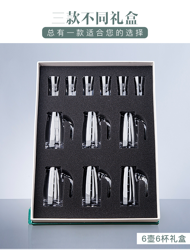 Rượu vang trắng decanter đặt một ly rượu thủy tinh pha lê hầm rượu vang hầm rượu ly quà tặng - Rượu vang ly rượu vang cao cấp