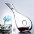 Puri Kate pha lê không pha lê thủy tinh decanter sáng tạo xiên ốc rượu vang decanter rượu vang 1000ml - Rượu vang