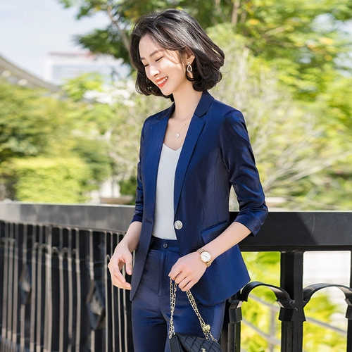 Сиреневый комплект, костюм для отеля для работы, в корейском стиле