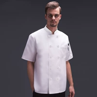 Чистые белые двойные короткие рукава