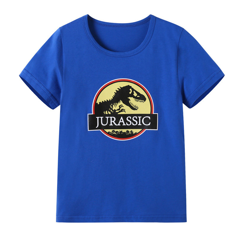 Boys Short Sleeve T-Shirt Black White Summer Dress 3 Children 5 Cotton 6 T-Shirts 7 Middle and Big Children's Tops 4 Years Old 9 Clearance