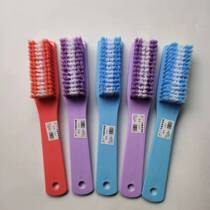 Shoe brush bristle lengthened plastic handle multi-purpose cleaning tile bathtub brush cleaning and scrubbing long handle shoe washing brush