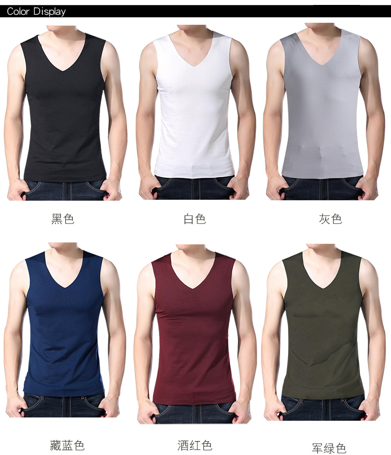 Áo vest nam không có băng lụa mỏng mùa hè mỏng bó sát phương thức nhanh chóng khô tay áo vest nam áo ba lỗ nữ ngắn