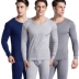 Quần lót nam nhiệt cotton đặt áo len cotton lót đáy dày phần cotton mùa thu quần dài phù hợp với nam