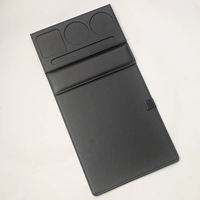 Black three-hole cup holder + conference pad