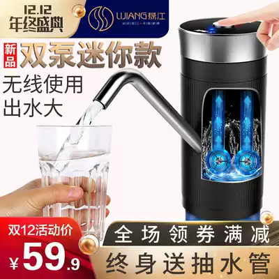 Lijiang double pump bottled water pumping device electric pure bucket water pressure device Mineral water drinking fountain automatic on