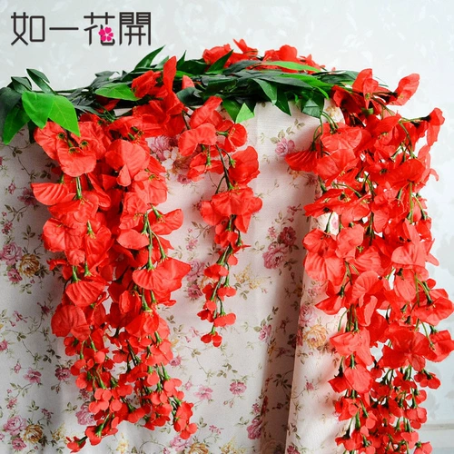 Дилер недвижимости в сфере недвижимости супер мягкая инженерная инженерная инженерная инженерная инженерная инженерия глицерия Цветочная лоза и виноградная лоза Поток -потолок декоративные пластиковые фальшивые цветы