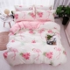 ins ròng đỏ giường bông Li gia đình bốn 1.5 / 1.8 bedspread khăn trải giường cotton ba mảnh ký túc xá sinh viên 1,2m - Trang bị Covers Ga phủ giường Everon