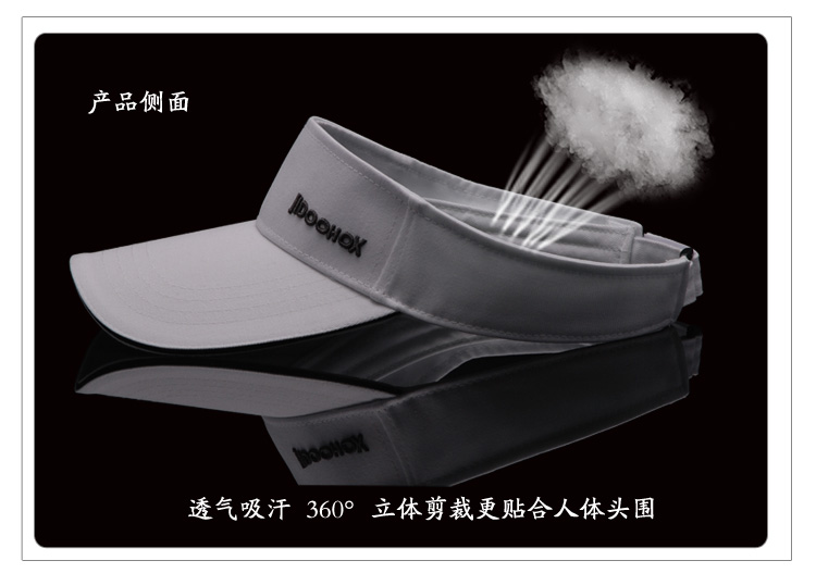 Chạy mũ rỗng không có mũ trên đầu mỏng nam nữ đỏ xám đen trắng mũ thể thao ngoài trời visor cotton mùa hè - Mũ thể thao mũ golf