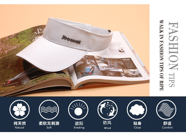 Chạy mũ rỗng không có mũ trên đầu mỏng nam nữ đỏ xám đen trắng mũ thể thao ngoài trời visor cotton mùa hè - Mũ thể thao mũ golf