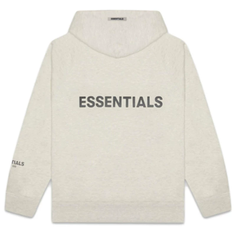 Худи на молнии (ESSENTIALS) унисекс, 3D силиконовые буквы, кардиган в стиле стрит