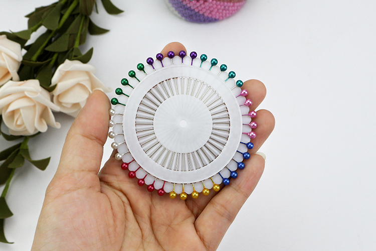 Pin pin pin định vị màu pin cố định kim quần áo cắt dọc kim kim ngọc trai hướng dẫn sử dụng công cụ cố định pin - Công cụ & vật liệu may DIY kim khâu len