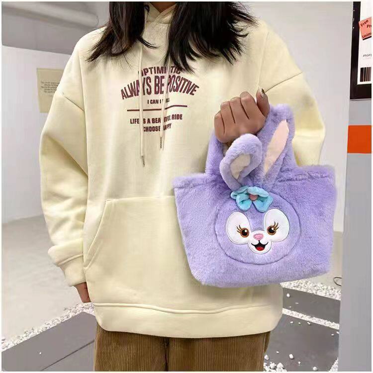 Мультяшный портативный ланч-бокс с бантиком, сумка-органайзер, небольшая сумка                       