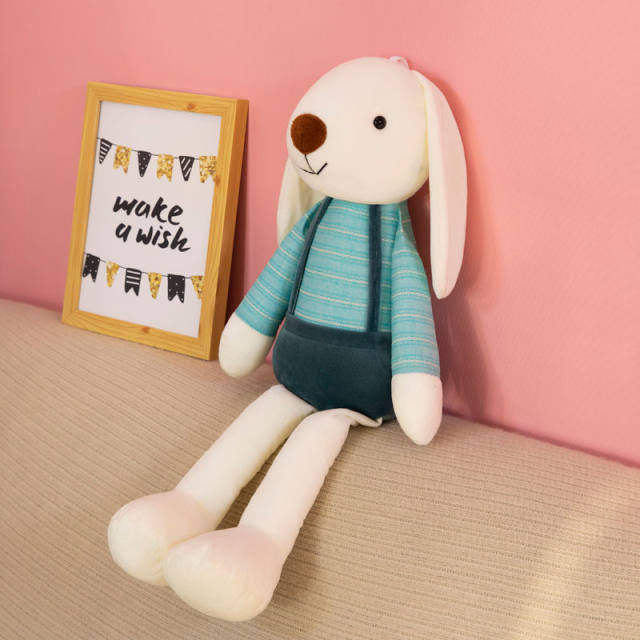 Cute Rabbit Plush Toy ຂະ​ຫນາດ​ນ້ອຍ Pillow Doll ນອນ Doll ນອນ soothing Rag Doll ຂອງຂວັນວັນເກີດເດັກຍິງ