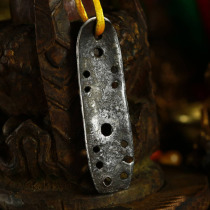 Tibetan Antique Old Ironclad Antique Strong Wearable or Car Hanging or Hanging Buddha Beads a