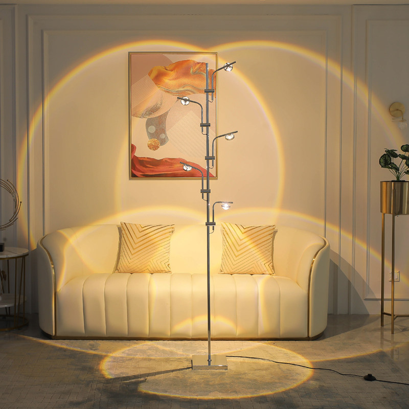 Atmosphere lamp sunset lamp floor lamp living room bedroom net red projection live art light and shadow sofa corner decorative table lamp