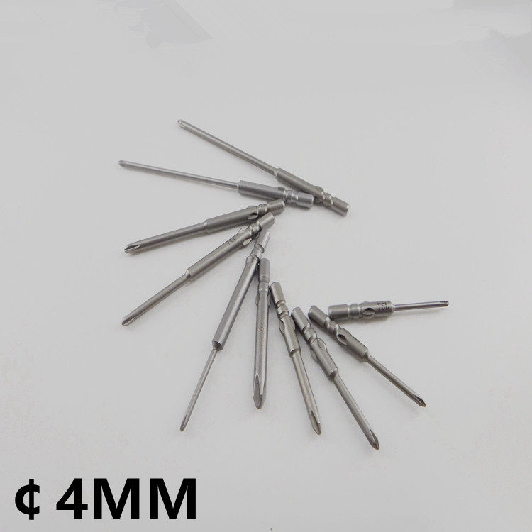 Custom-made electro-pneumatic batch nozzle strong magnetic 4MM 5MM cross electric screw driver head good helper pneumatic driver head