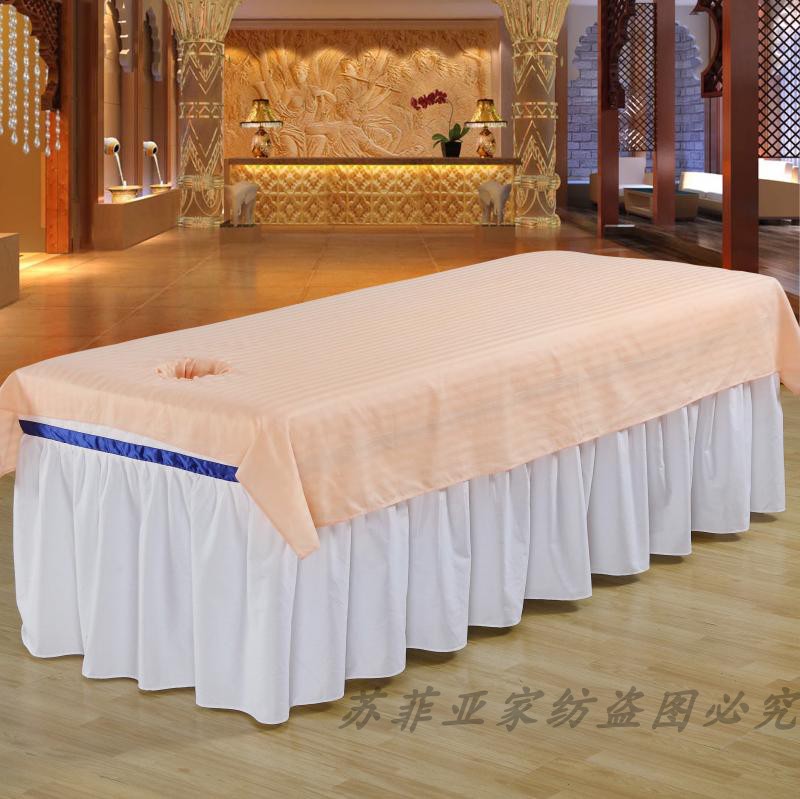 Bông làm đẹp Thẩm mỹ viện đặc biệt Bông trắng vật lý trị liệu mát xa Massage làm đẹp tấm sức khỏe có lỗ ga trải giường thắng lợi