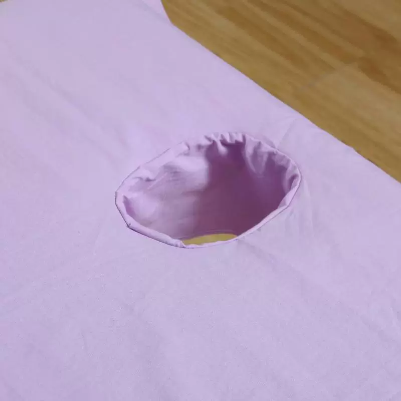 nước lanh vẻ đẹp và không thấm dầu rắn màu rửa sạch bằng vải cotton mát xa cơ thể thẩm mỹ viện vải đặc biệt với lỗ - Khăn trải giường bộ ga giường