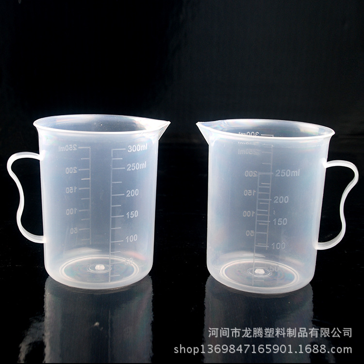 Plastic measuring cup 250ml baking measuring cup diy baking tools scale cup thickening