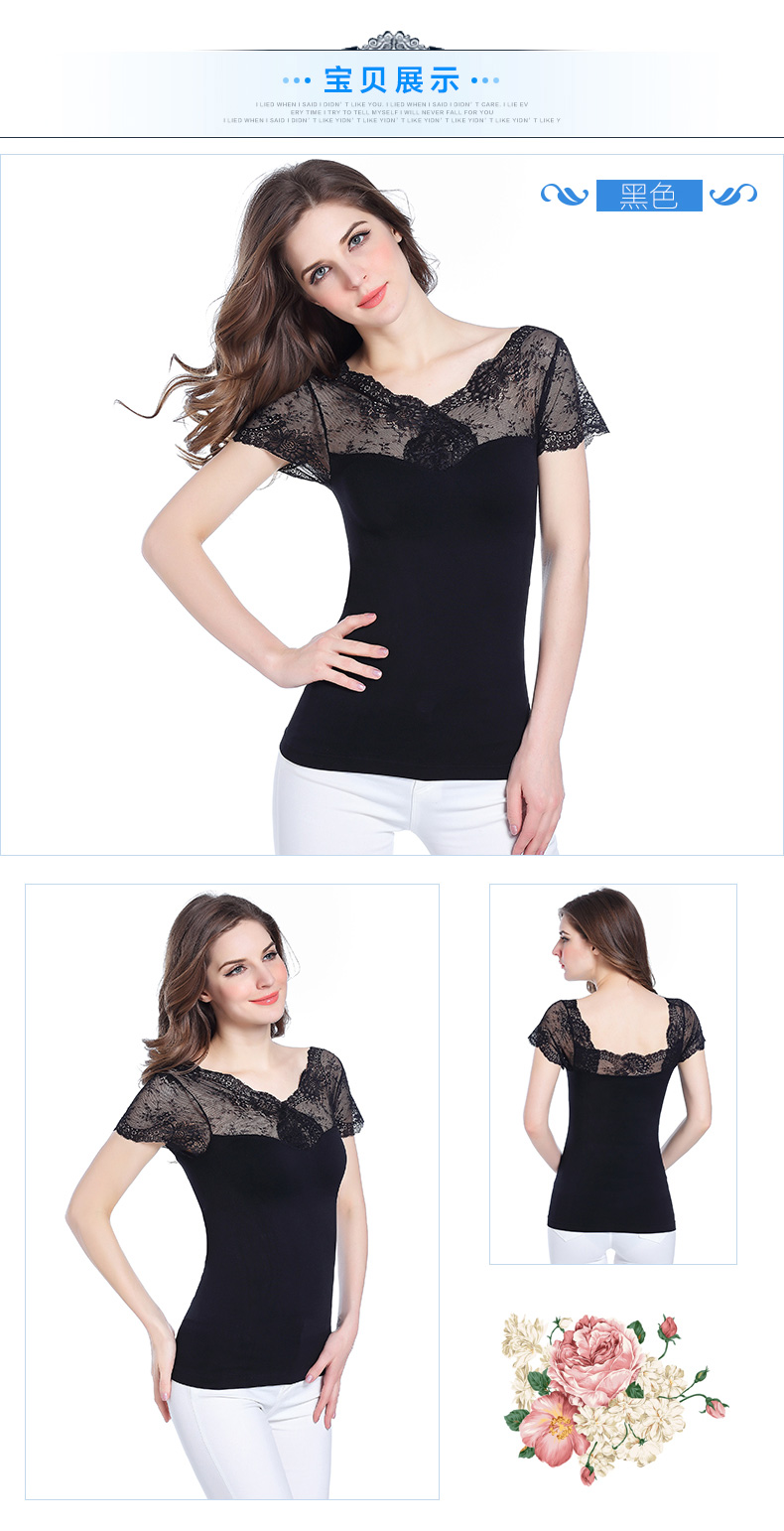 Mua 1 tặng 1 mặc miễn phí corset ren tay áo ngắn V-body body body định hình bằng nhựa mỏng sau sinh quần lót nữ cao cấp