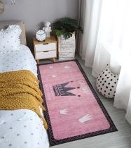 Cute cartoon bedside floor mat long strip anti-fall baby bedroom carpet childrens room floating window mat tatami mat mat