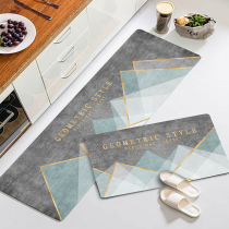 Kitchen floor mat long strip water-absorbing mat non-slip foot mat oil-proof waterproof household mat entrance mat carpet