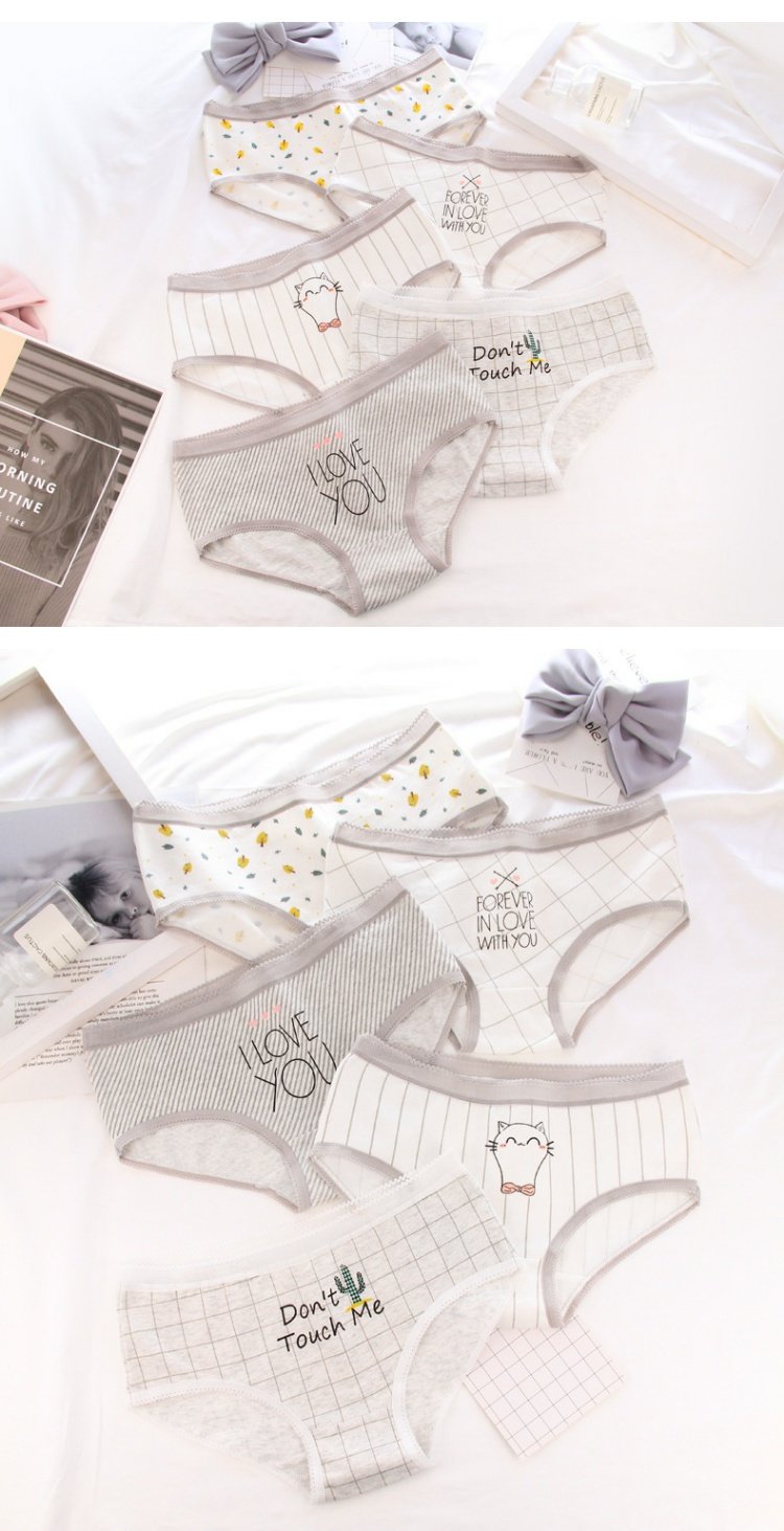 Quần lót nữ cotton 100% cotton Quần lửng liền thân không kháng khuẩn quần sịp đùi nam