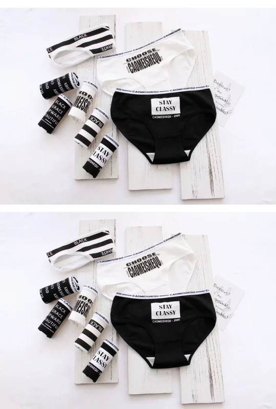 Xu hướng sinh viên thoáng khí của phụ nữ cotton 100% cotton đáy quần eo giữa thể thao dễ thương cô gái bán buôn