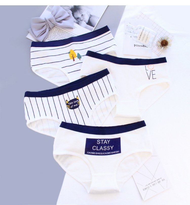 Cotton thoáng khí 裆 100% đồ lót nữ cảm giác cotton không kháng khuẩn liền mạch eo giữa cô gái bán buôn do lot nu
