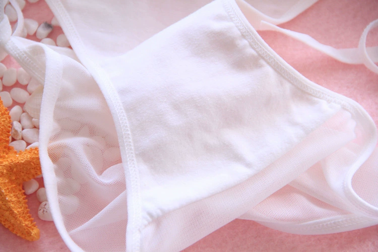 Cô gái đồ lót eo thấp vải ren với cotton crepe tóm tắt gợi cảm thoáng khí phụ nữ dây đai đồ lót bán buôn