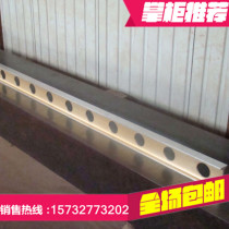 Spot supply of magnesium aluminum alloy knife) 1000*70)1200*70) aluminum magnesium measuring special knife edge flat ruler