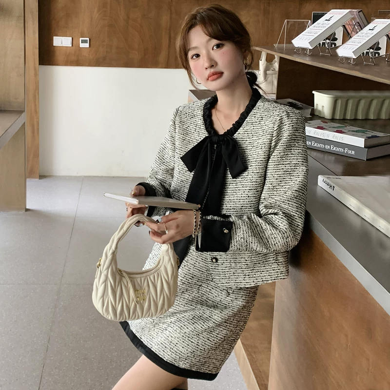 Мини-юбка, комплект, юбка, стиль Chanel, яркий запоминающийся стиль, качественный стиль