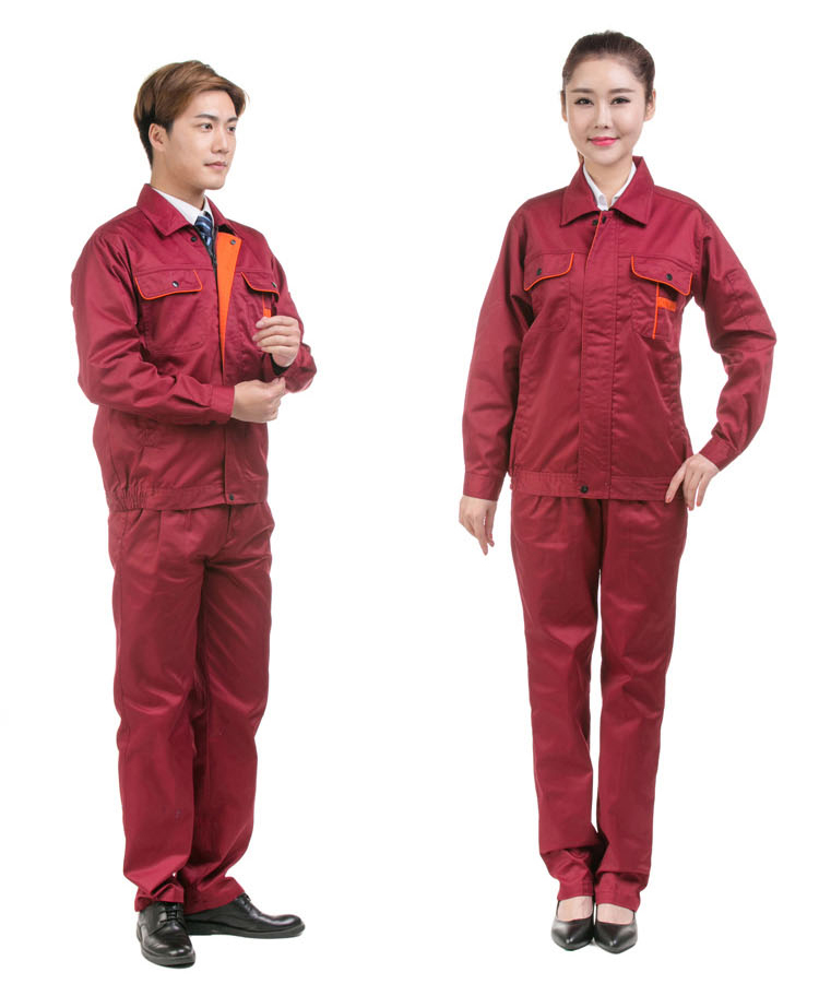 Mei Annu mùa thu mới áo dài tay phù hợp với nam giới và phụ nữ Hải quân nhà máy màu xám xanh xưởng bảo hiểm kho vận quần jean nam đẹp