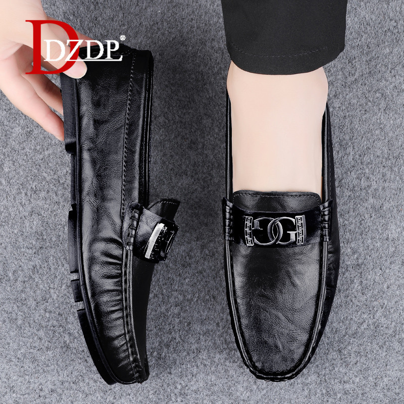 Men's Loafers in Large Sizes, High-End Luxury Slip-On Shoes for Middle-Aged Men, Soft-Soled, Breathable, Hollow-Out Casual Leather Shoes Men's Loafers in Large Sizes, High-End Luxury Slip-On Shoes for Middle-Aged Men, Soft-Soled, Breathable, Hollow-Out Casual Leather Shoes