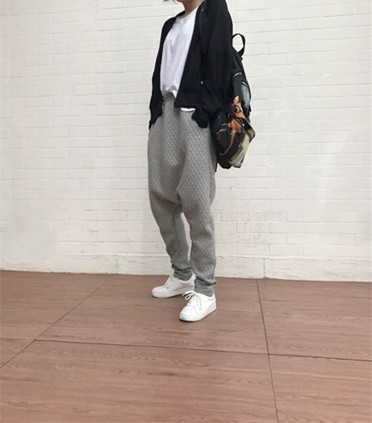Mùa thu và mùa đông mới dày quần harem chân cotton dày quần cotton ấm áp cộng với quần cotton quần legging nữ