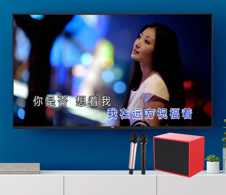 giá đỡ micro TV k song Bluetooth micro gia đình ktv bộ âm thanh hộp kê không dây micro thiết bị hát giá micro không dây