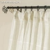 Xinmanfang Màn hình cửa sổ vải lanh và cotton màu tinh khiết lưới lớn màu trắng hoàn thiện phòng khách phòng ngủ Màn cửa sổ kiểu Pháp - Phụ kiện rèm cửa