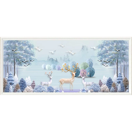 5D Diamond Painting 2021 Новая гостиная в европейском стиле Light Light Luxury Elk Dot Diamond Cross Stitch Crystal Full Diamond Diamond Diamond
