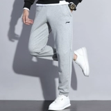 Li Ning, мужские осенние трикотажные спортивные штаны для отдыха, для бега, свободный крой