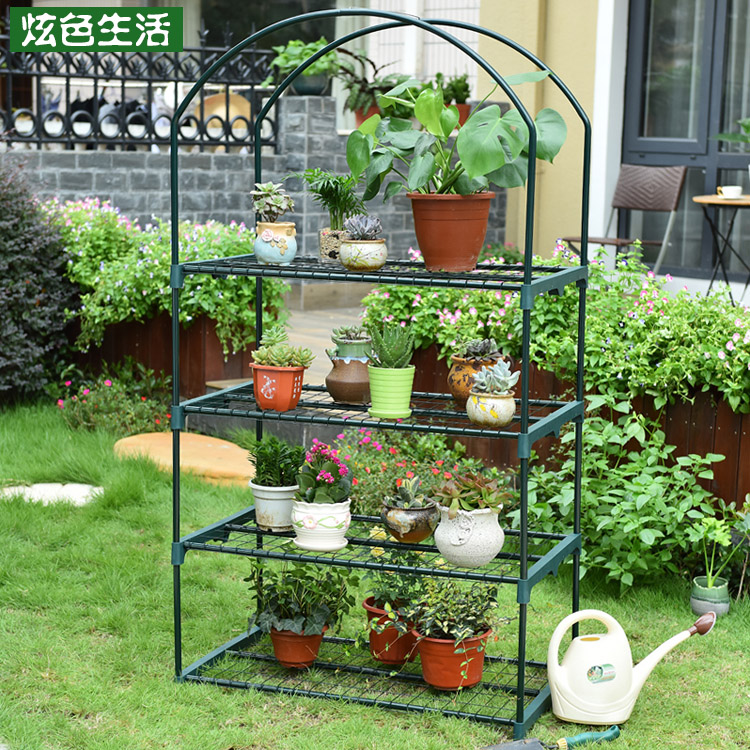 家庭芽苗菜種植架保溫花房暖棚簡易陽光多肉植物溫室小暖房花棚 家庭芽苗菜種植架保溫花房暖棚簡易陽光多肉植物溫室小暖房花棚