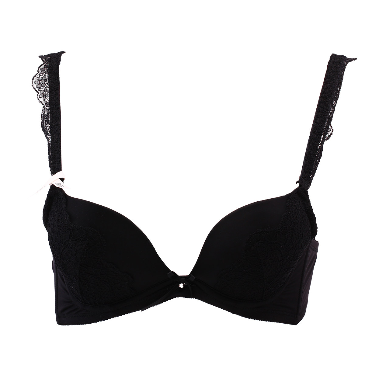 [USD 62.56] tutuanna underwear Lace gathered bra Japanese bow bra Solid