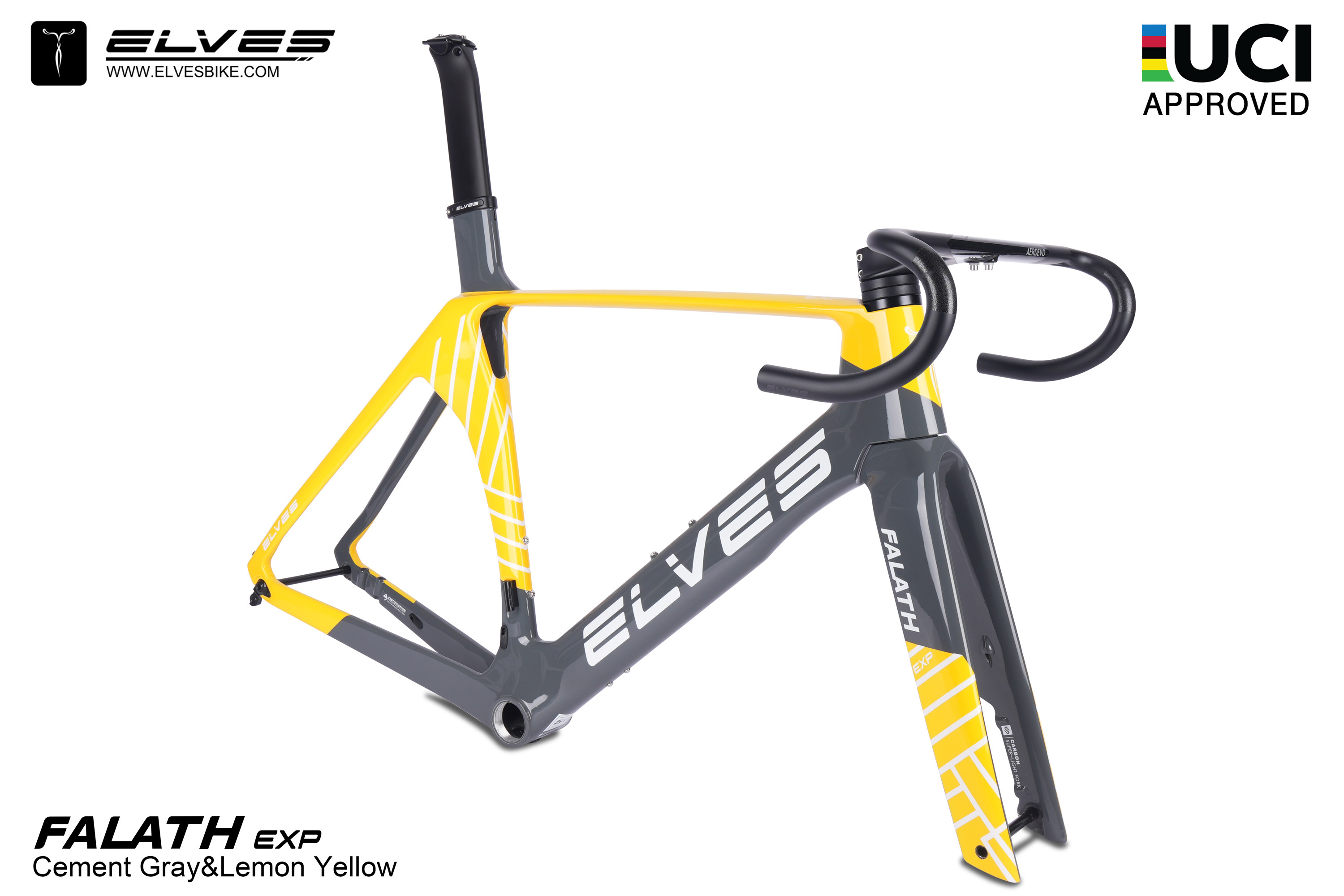 Elf Express Frame Elves Elf Falas Exp Wind-Breaking Disc Brake Road Bike Frame Carbon ...